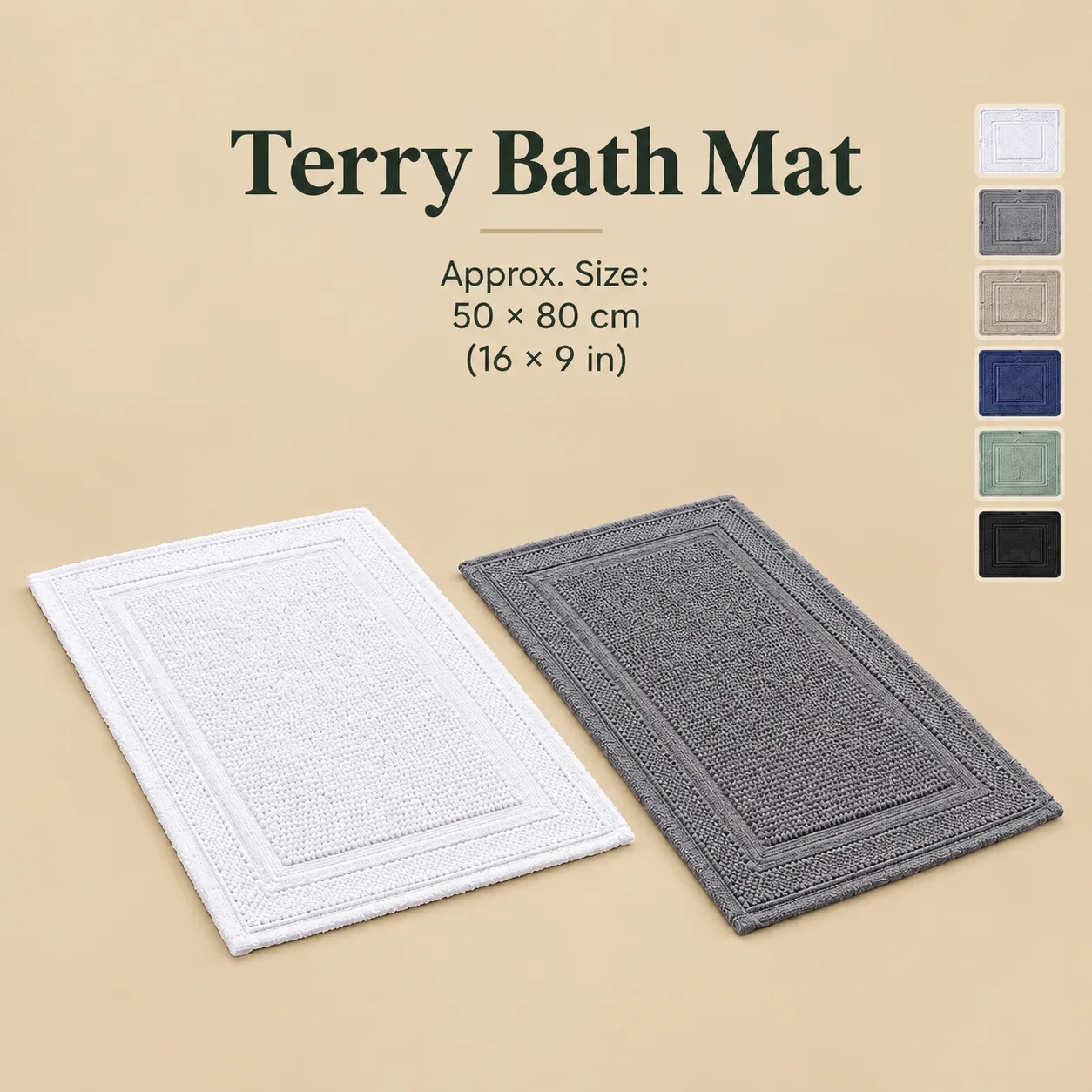 Terry Bath Mats